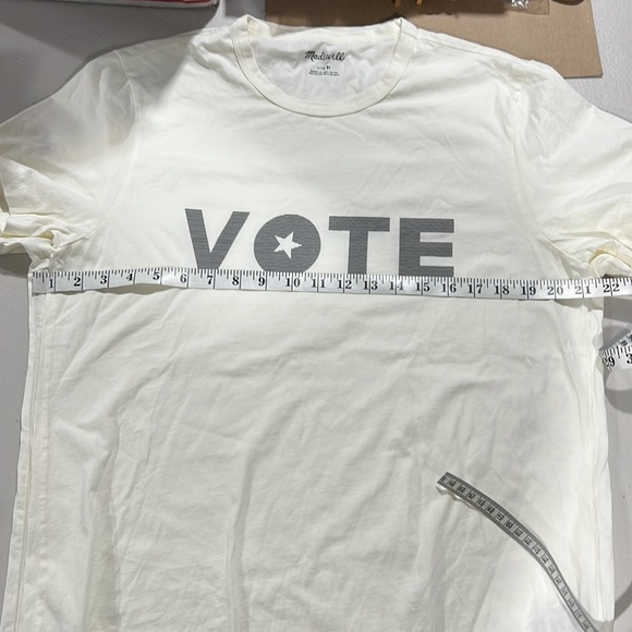 🆕Madewell VOTE t-shirt 100% Cotton New NWT - Picture 10 of 12